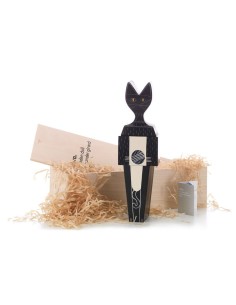 Wooden doll cat large