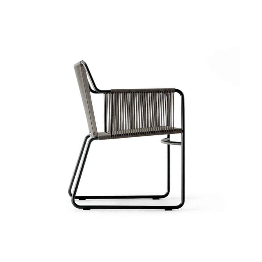 Harp 359 - sedia con braccioli per giardino