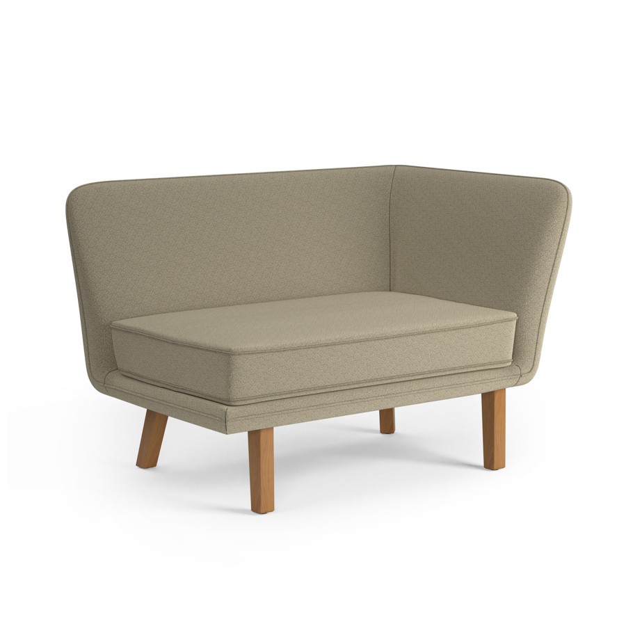 Rockwell unscripted modular lounge left arm chair