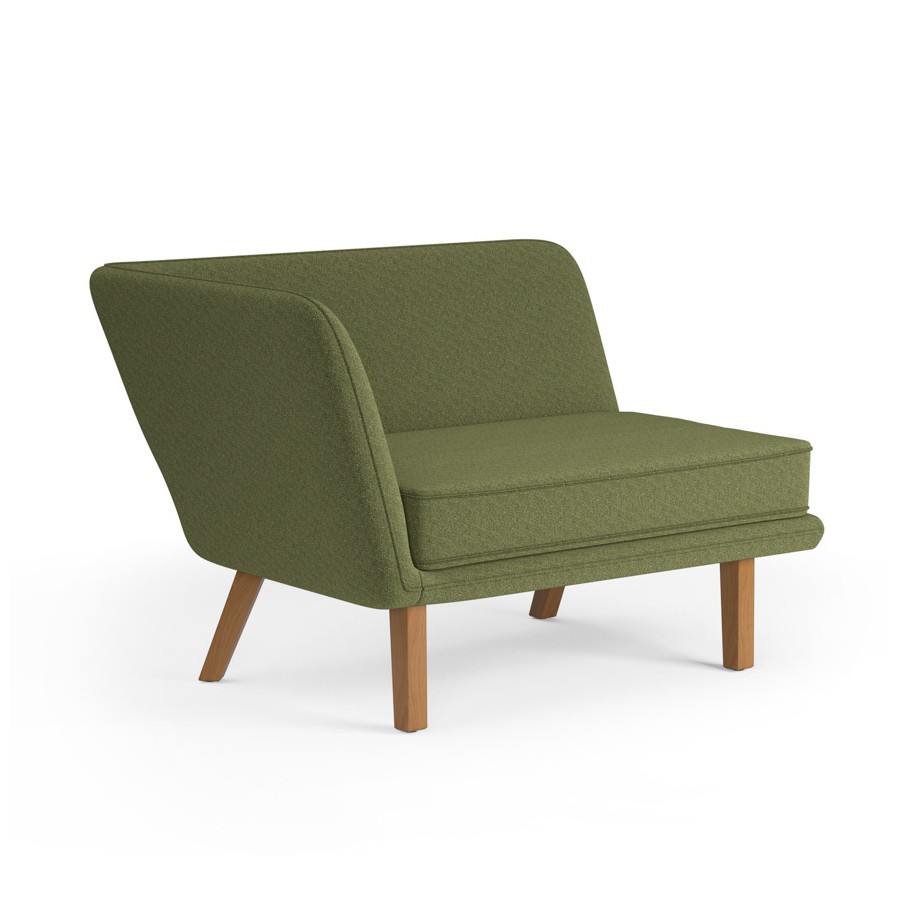 Rockwell unscripted modular lounge right arm chair