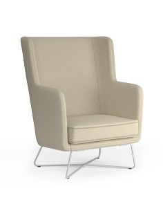 Rockwell unscripted poltrona da salotto con schienale alto