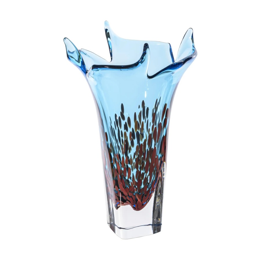 Vaso Bloom - Colore: Acquamare, Corallo