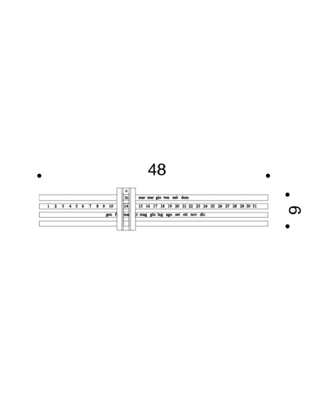 Calendario bilancia - in italiano