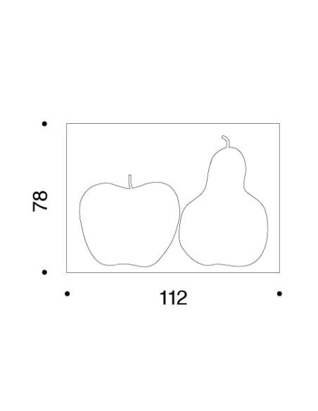 Tre, la mela e la pera