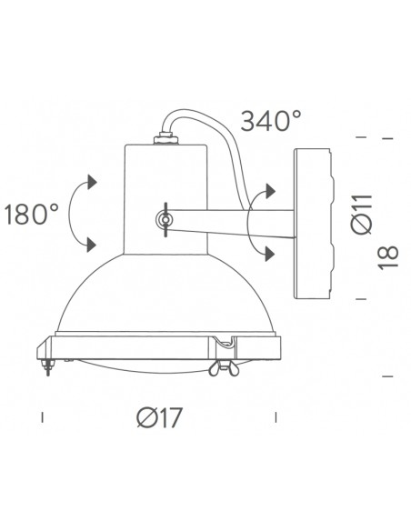 Projecteur 165 wall ceiling