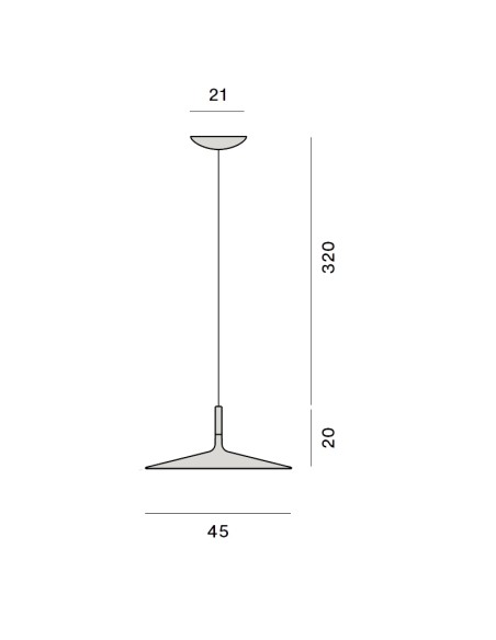 Aplomb large sospensione