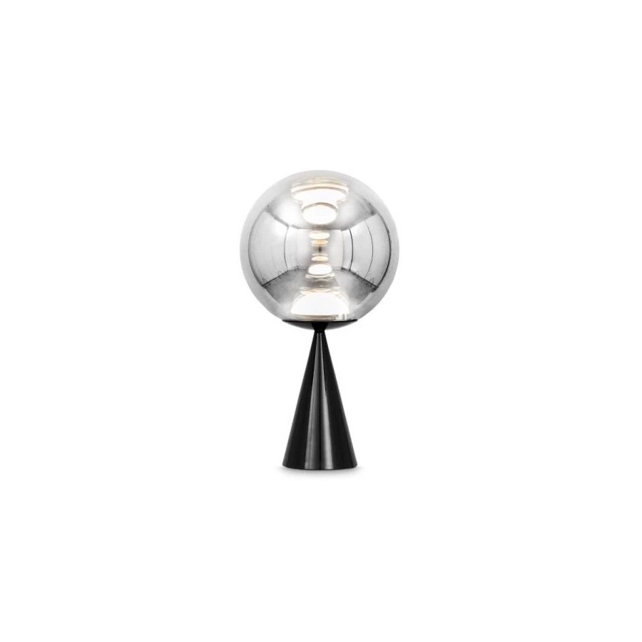 Globe Fat Table Silver Led