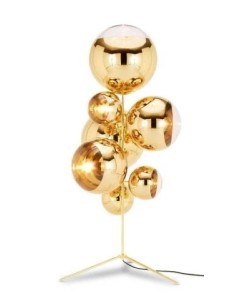 Mirror Ball Oro Lampadario A Piantana