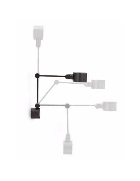 Boom Nera - Lampada da parete