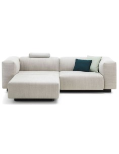 Soft modular sofa a due posti, chaise longue
