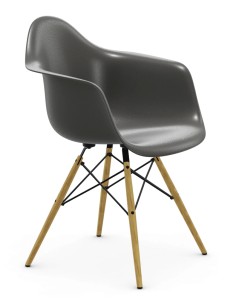 Eames fiberglass armchair daw