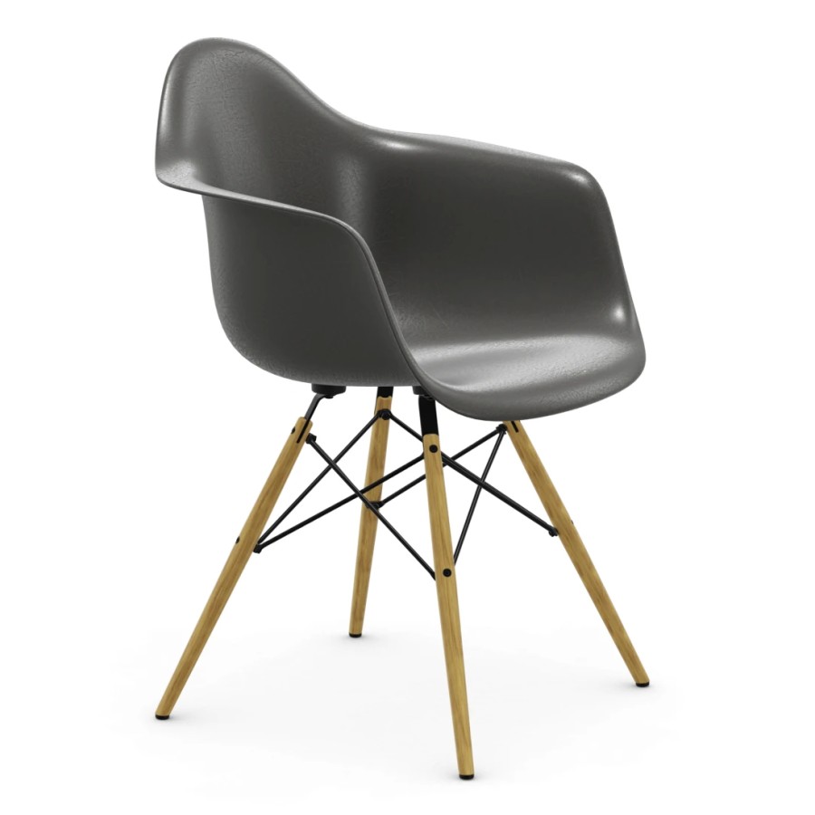 Eames fiberglass armchair daw