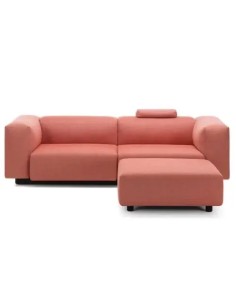 Soft modular sofa a due posti, ottoman