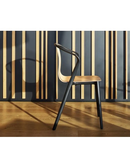 Belleville armchair wood