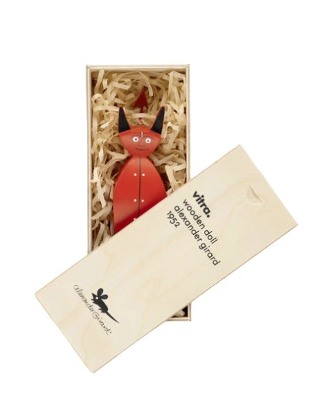 Wooden doll little devil