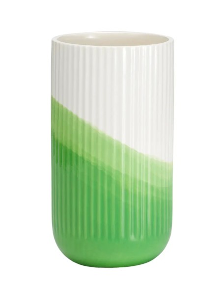 Herringbone vessels - vase ribbed