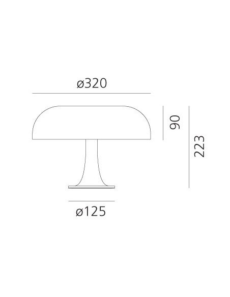 Nessino Lampada da Tavolo