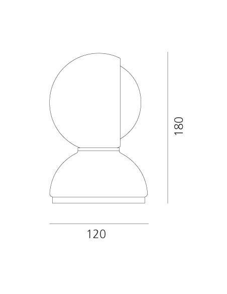 Eclisse Lampada da Tavolo