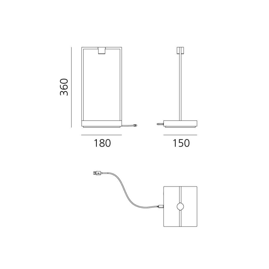 Curiosity Lampada Portatile