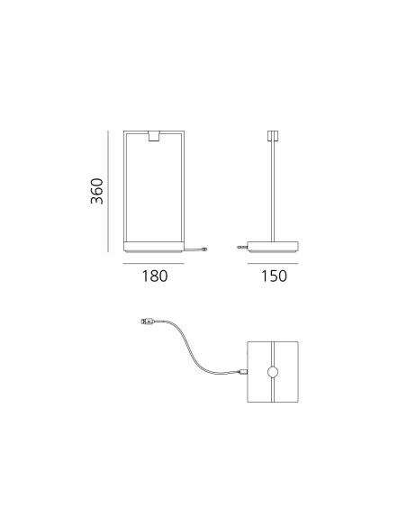 Curiosity Lampada Portatile