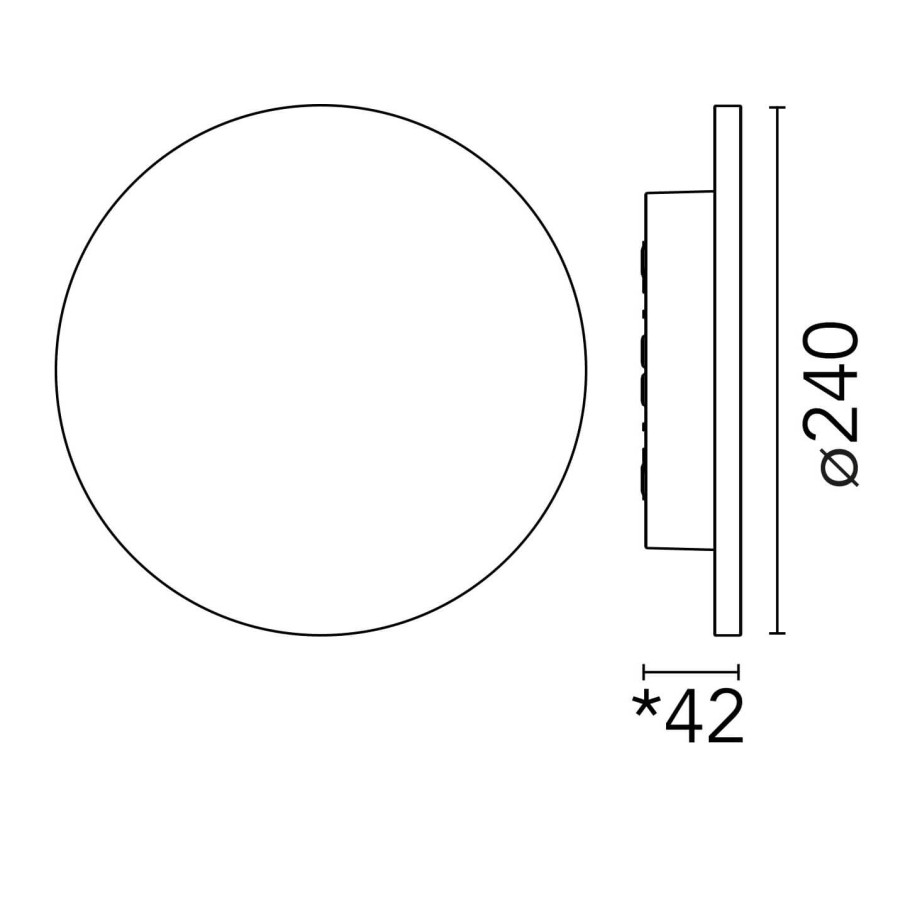 Camouflage 240 mm Non Dimmable