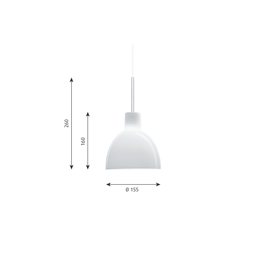 Toldbod 155/220 Vetro Sospensione