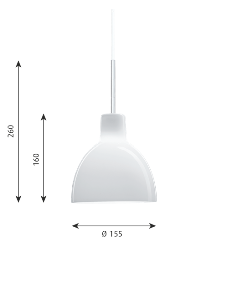 Toldbod 155/220 Vetro Sospensione