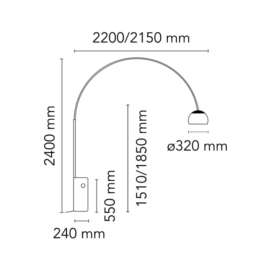 Arco Lampada da Terra