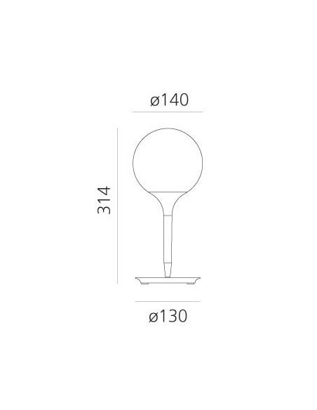 Castore Lampada da Tavolo