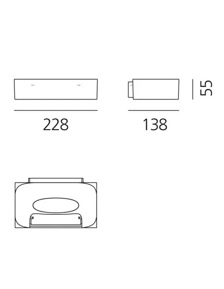 Melete Lampada a Parete LED