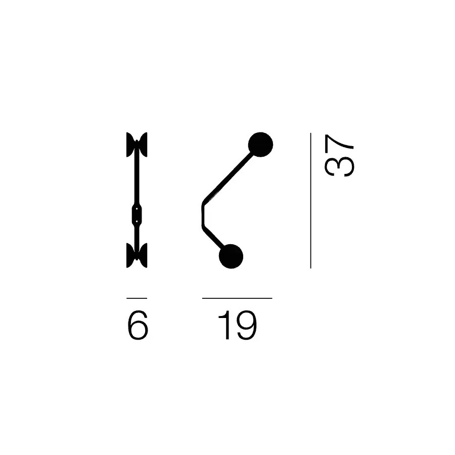 Officina - Appendiabiti a muro