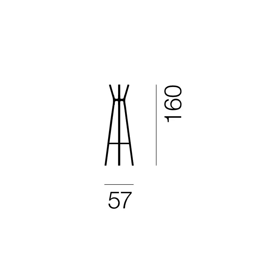 Steelwood coat stand