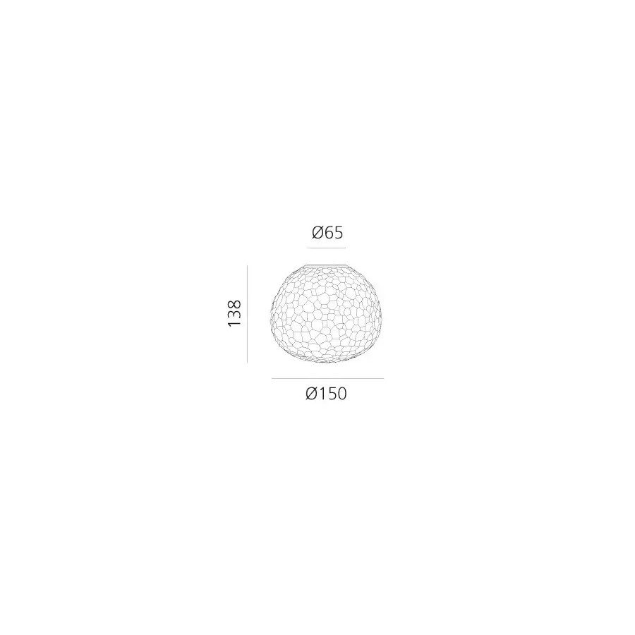 Meteorite 15 parete soffitto